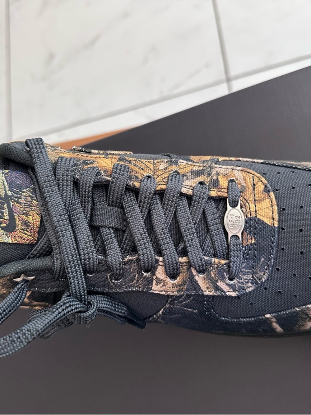 Nike Black with Brown Camo Air Force 1 Low - Picture 10 of 15
